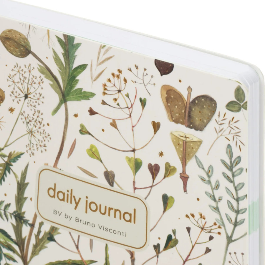 Ежедневник недатированный НА CUTE DIARY А5,BV,136,ЛУГ.ТР,зол.греб,3-701/11