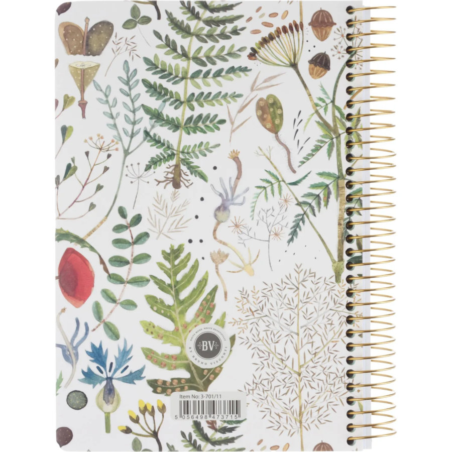 Ежедневник недатированный НА CUTE DIARY А5,BV,136,ЛУГ.ТР,зол.греб,3-701/11