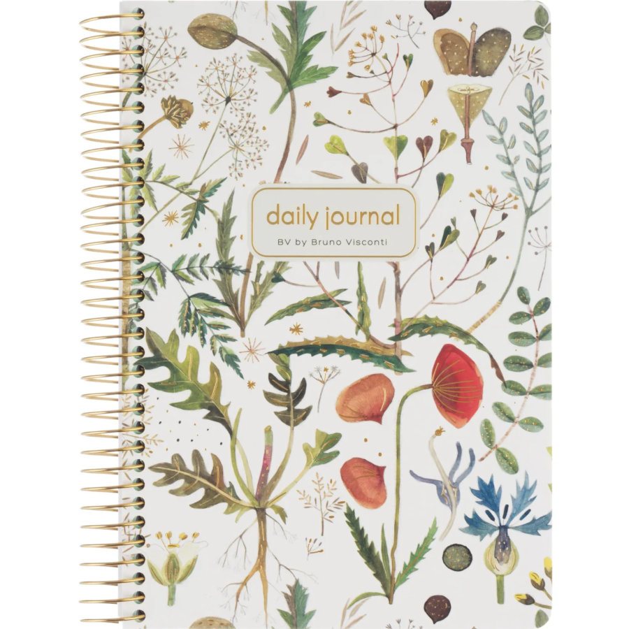 Ежедневник недатированный НА CUTE DIARY А5,BV,136,ЛУГ.ТР,зол.греб,3-701/11