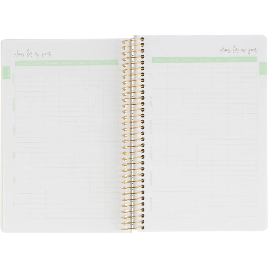 Ежедневник недатированный НА CUTE DIARY А5,BV,136,ЛУГ.ТР,зол.греб,3-701/11