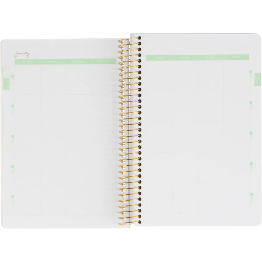 Ежедневник недатированный НА CUTE DIARY А5,BV,136,ЛУГ.ТР,зол.греб,3-701/11