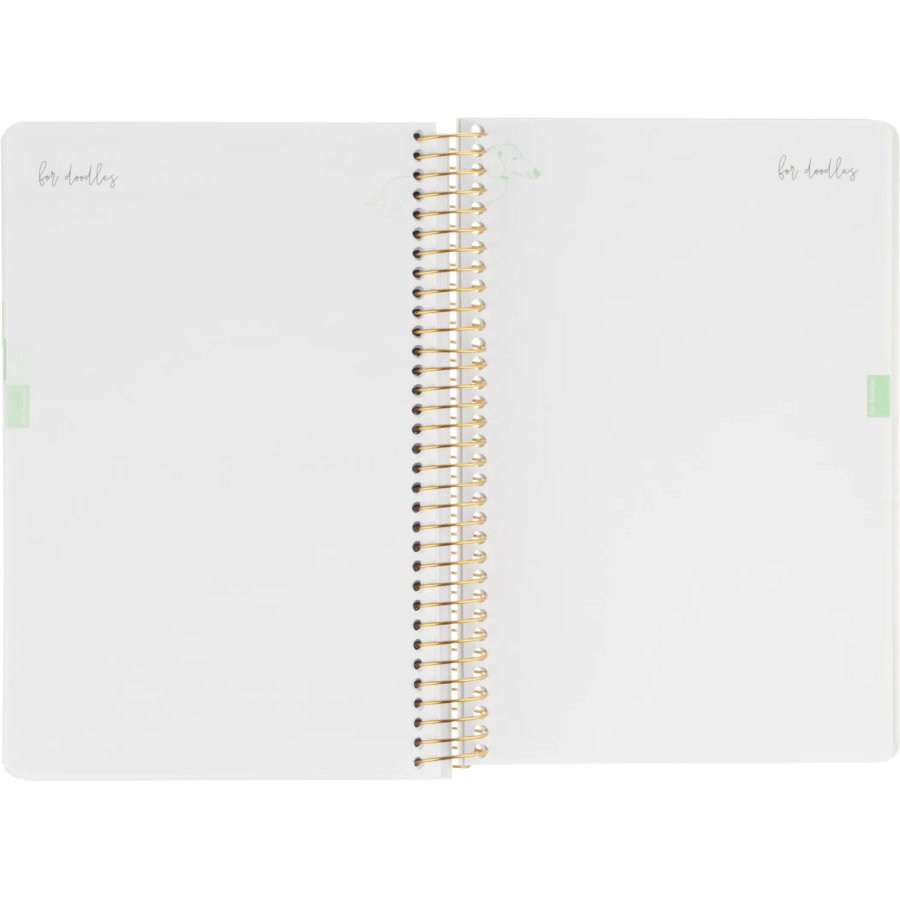 Ежедневник недатированный НА CUTE DIARY А5,BV,136,ЛУГ.ТР,зол.греб,3-701/11