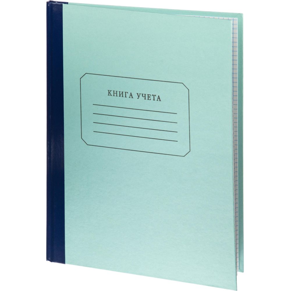 Книга амбарная 96л, А4, клетка, сшивка, обложка плотный картон