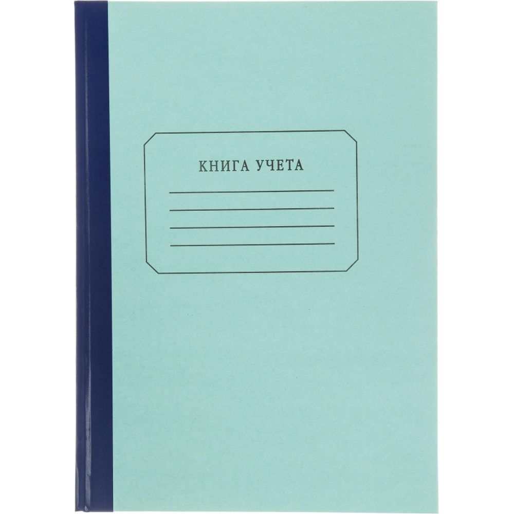 Книга амбарная 96л, А4, клетка, сшивка, обложка плотный картон