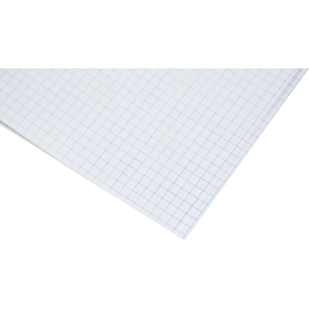 Книга учета 48л, А4, клетка, скрепка, обложка картон