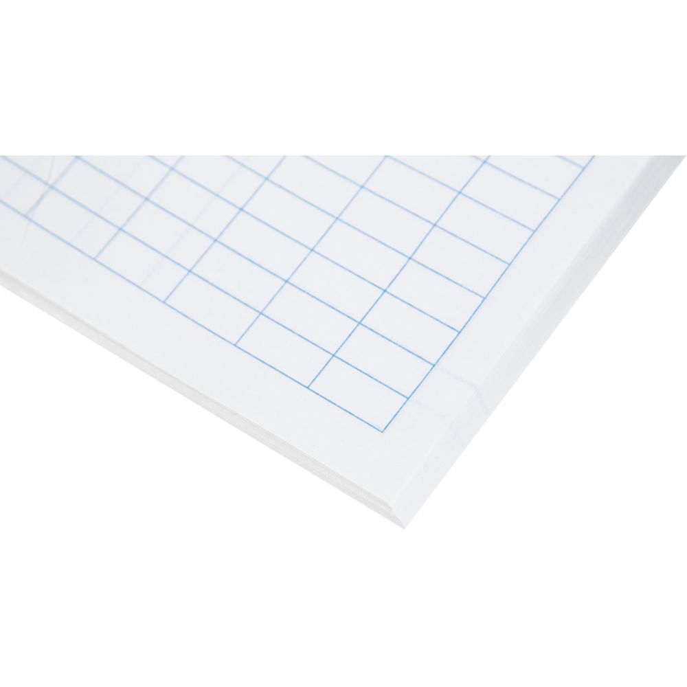 Книга учета 96л, А4, пустографка, скрепка, обложка картон