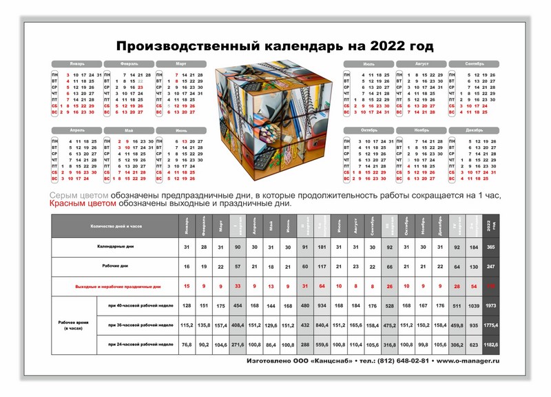 Сколько часов в марте по производственному календарю