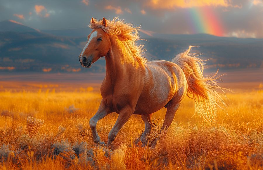 Календарь трехсекционный на 2026 год,  "Символ Года. Огненная лошадь" 