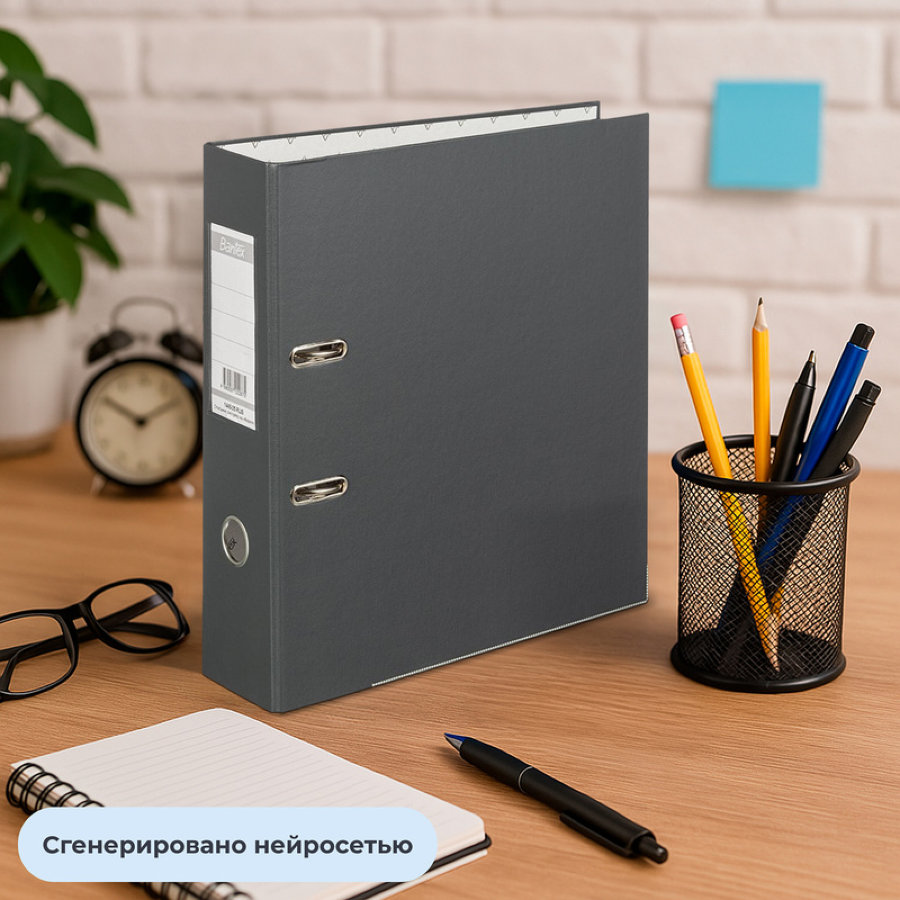 Регистратор BANTEX Economy PLUS 1446-05, 80мм, серый 