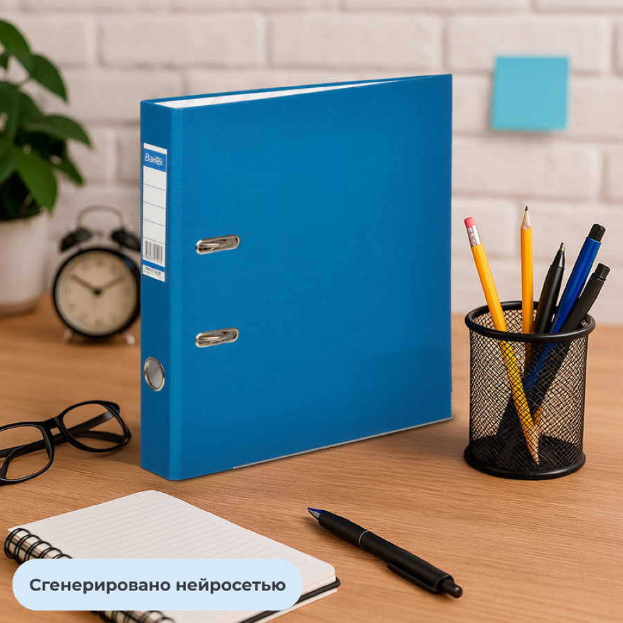 Регистратор BANTEX Economy PLUS 1447-01, 50мм, синий 
