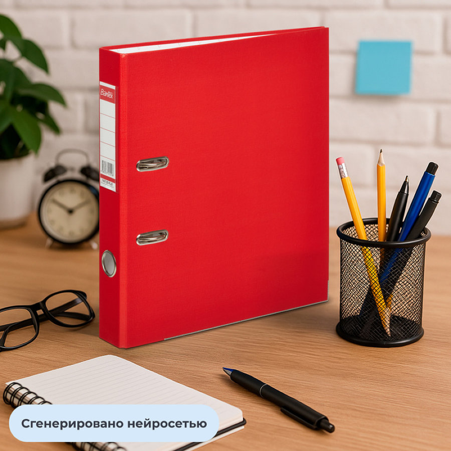 Регистратор BANTEX Economy PLUS 1447-09, 50мм, красный 