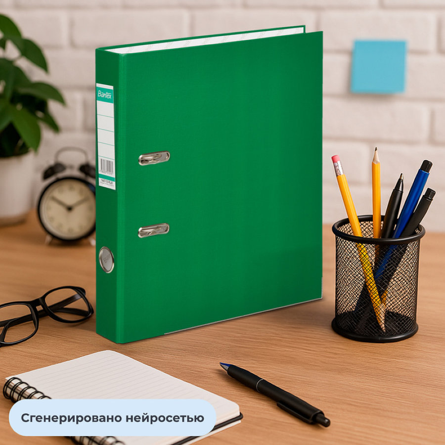 Регистратор BANTEX Economy PLUS 1447-15, 50мм, зеленый 