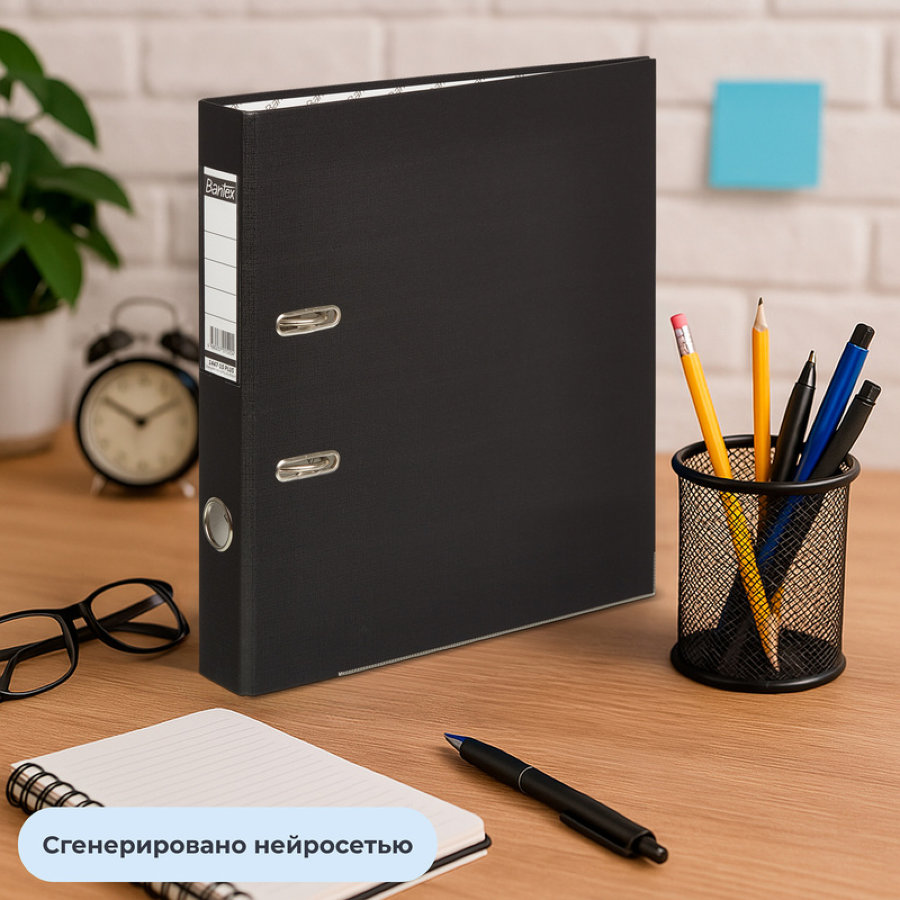 Регистратор BANTEX ECONOMY PLUS 50мм 1447-10 черный