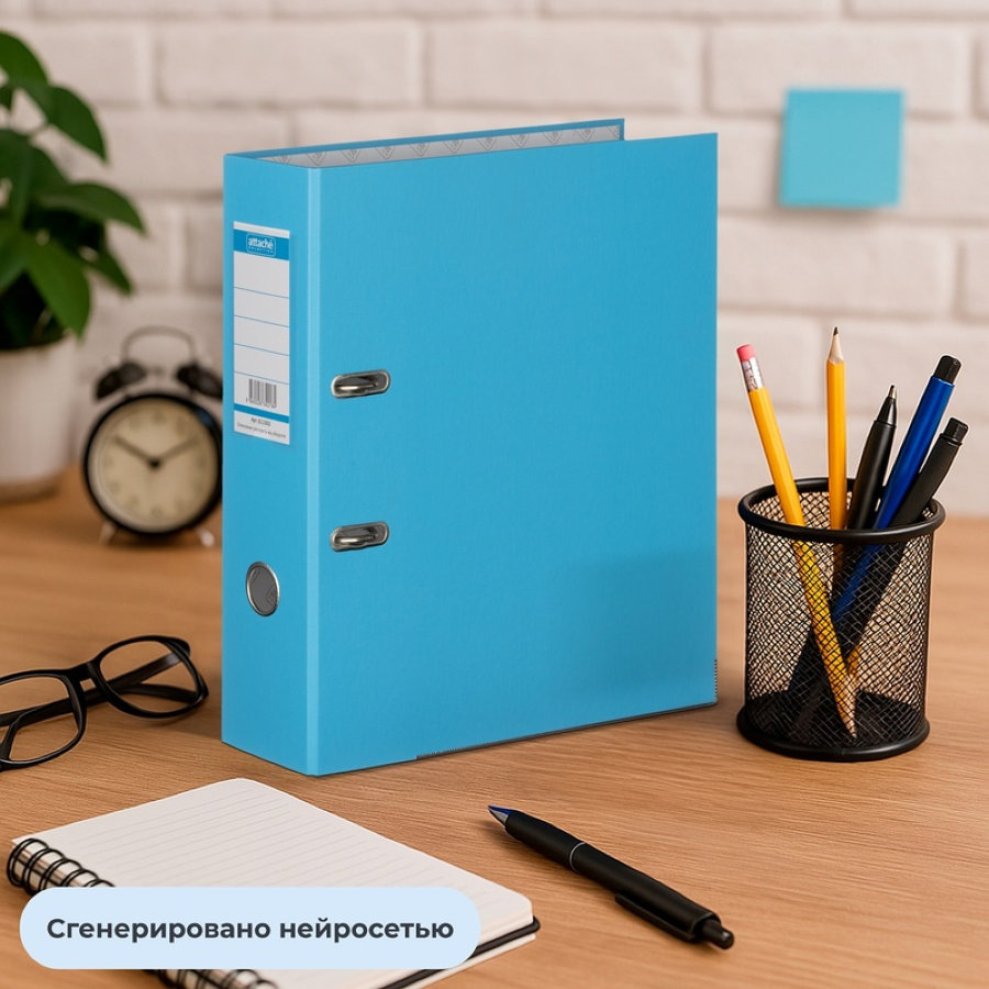 Регистратор BANTEX ECONOMY PLUS 80мм голубой 
