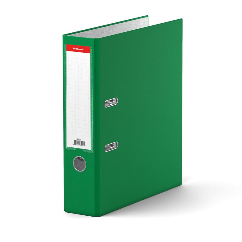 Папка–регистратор с арочным механизмом ErichKrause, Granite, А4, 70 мм, зеленый