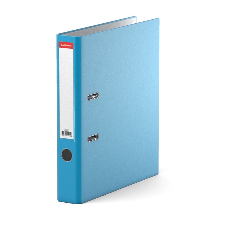 Папка–регистратор с арочным механизмом ErichKrause, Neon, А4, 50 мм, голубой