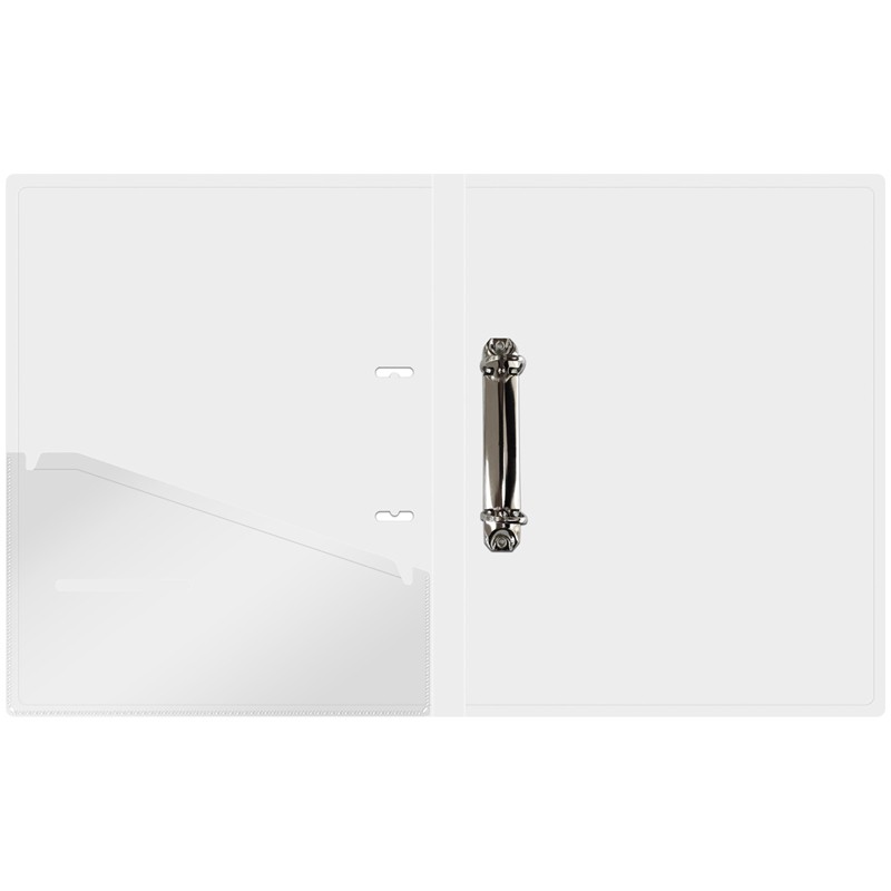 Папка на 2 кольцах Berlingo "Eco", 24мм, 600мкм, D-кольца, с внутр. карманом, с рисунком