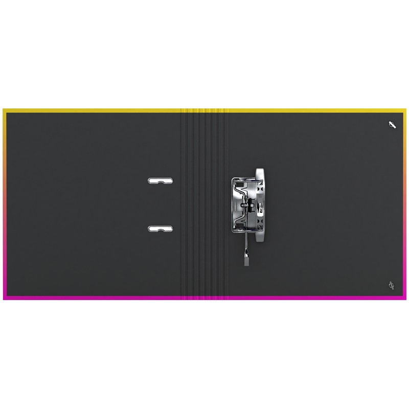 Папка-регистратор Berlingo "Radiance", 50мм, ламинированная, желтый/розовый градиент