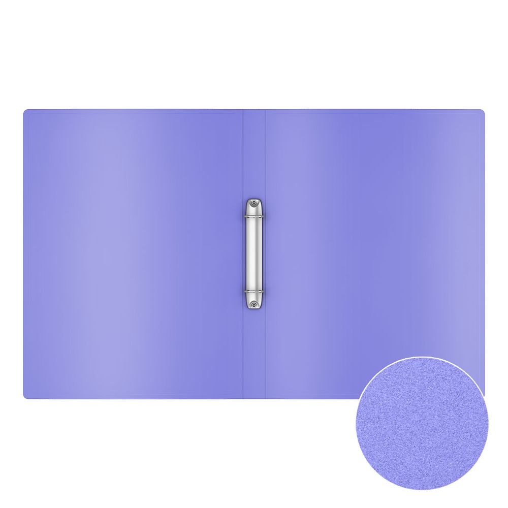 Папка на 2 кольцах пластиковая ErichKrause Matt Pastel, 24мм, A4, ассорти 