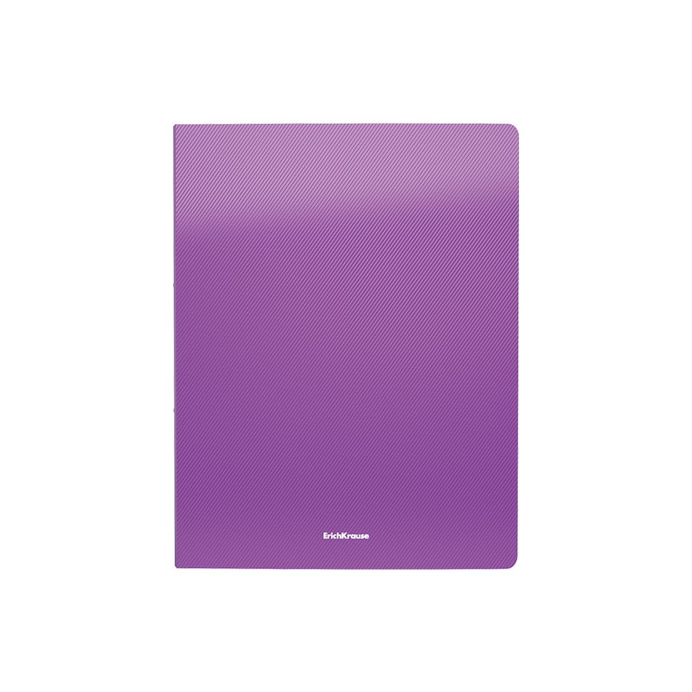 Папка на 4 кольцах пластиковая ErichKrause Diagonal Vivid, 24мм, A4, ассорти  