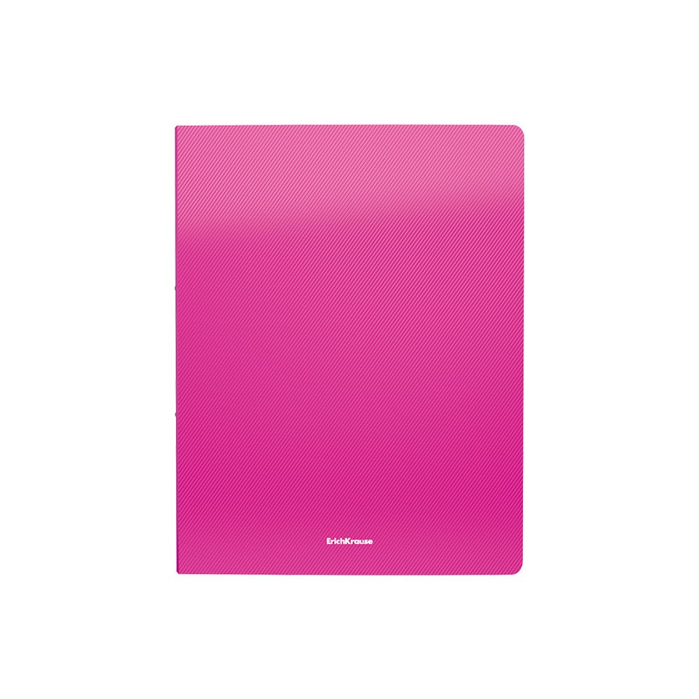 Папка на 4 кольцах пластиковая ErichKrause Diagonal Vivid, 24мм, A4, ассорти  