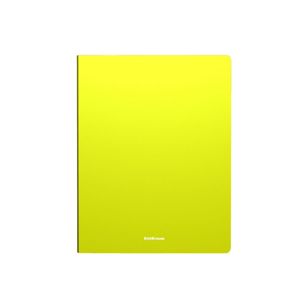 Папка на 4 кольцах пластиковая ErichKrause Matt Neon, 24мм, A4, ассорти 