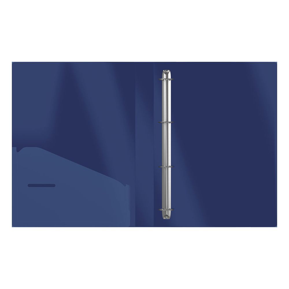 Папка на 4 кольцах пластиковая ErichKrause MEGAPOLIS, 35 мм, А4, ассорти 