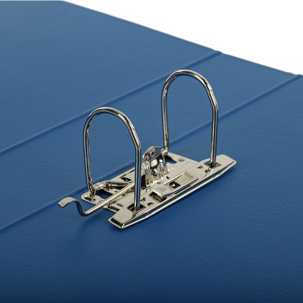 Папка-регистратор БОЛЬШОГО ФОРМАТА А3 с двухсторонним покрытием из ПВХ, 70 мм, синяя, BRAUBERG