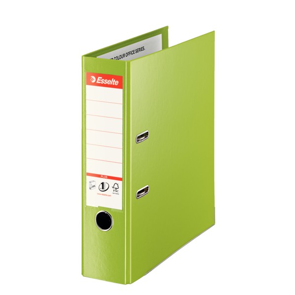 Папка-регистратор Esselte №1 Power, A4+, пластик, 80 мм, зеленый