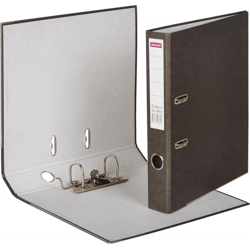 Регистратор ATTACHE Colored, 50мм, черный