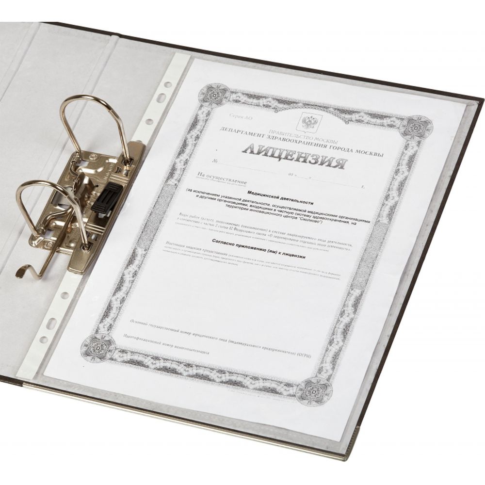 Регистратор ATTACHE Colored, 75мм, черный