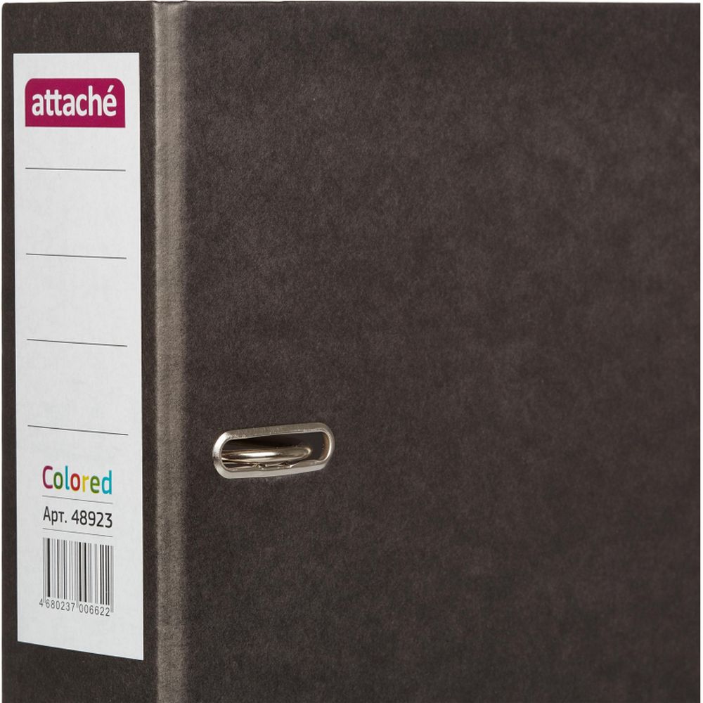 Регистратор ATTACHE Colored, 75мм, черный