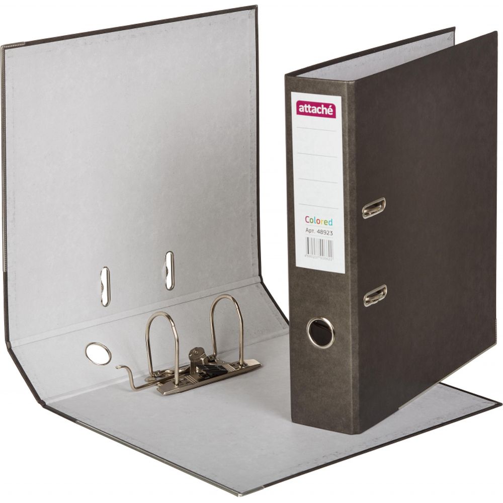 Регистратор ATTACHE Colored, 75мм, черный