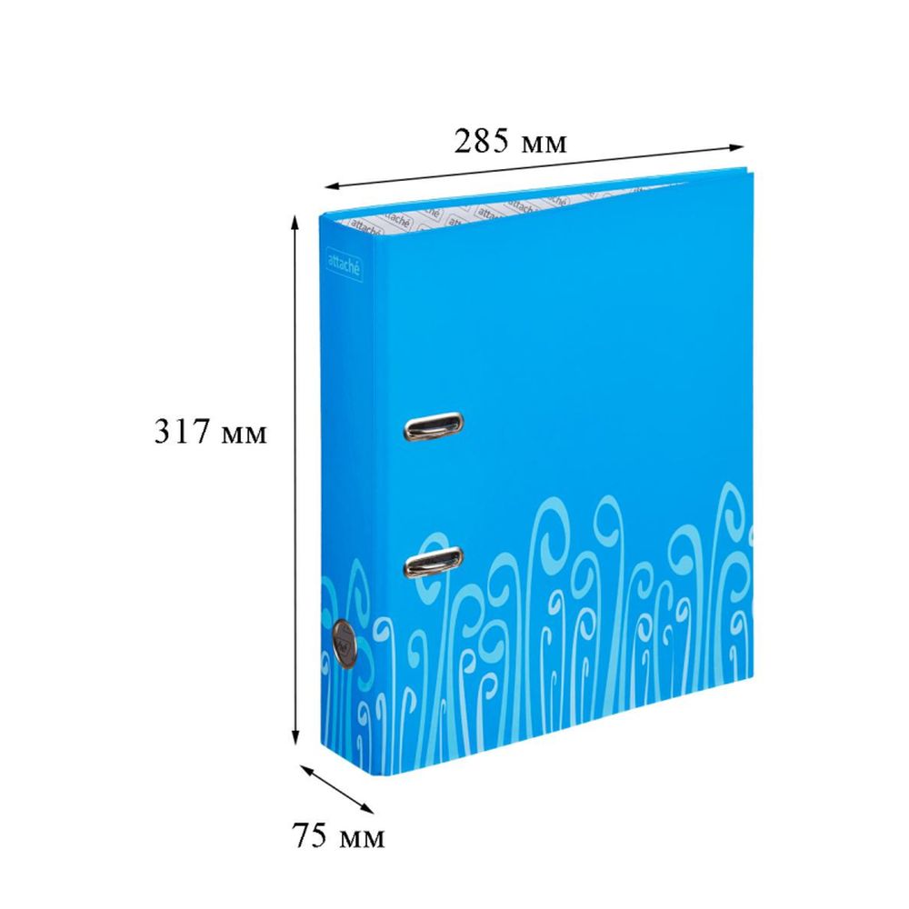 Регистратор ATTACHE Fantasy, 75мм, голубой