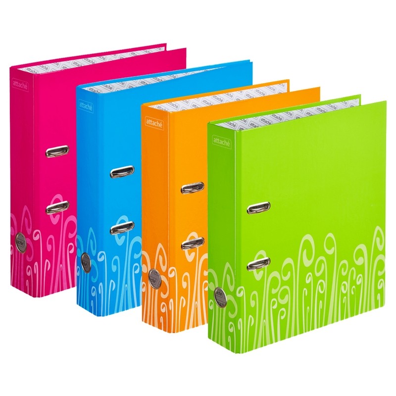 Регистратор ATTACHE Fantasy, 75мм, оранжевый