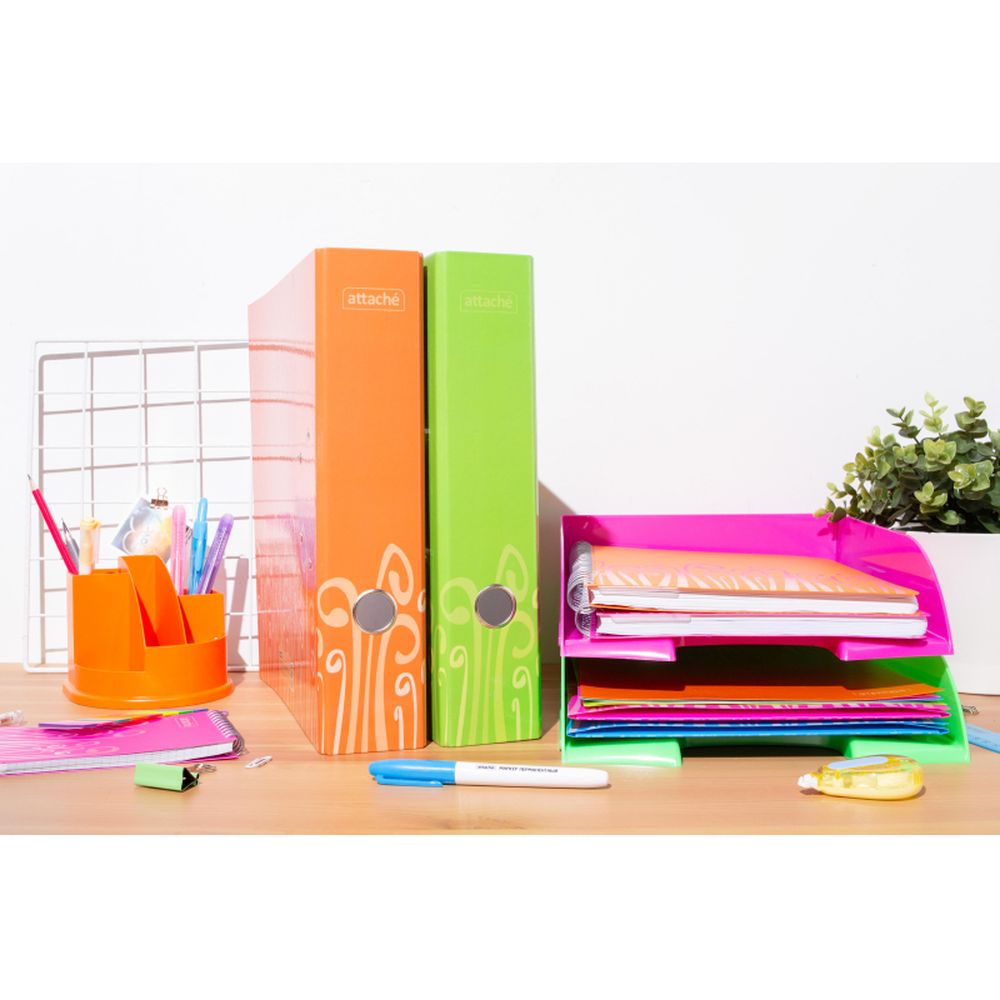 Регистратор ATTACHE Fantasy, 75мм, салатовый