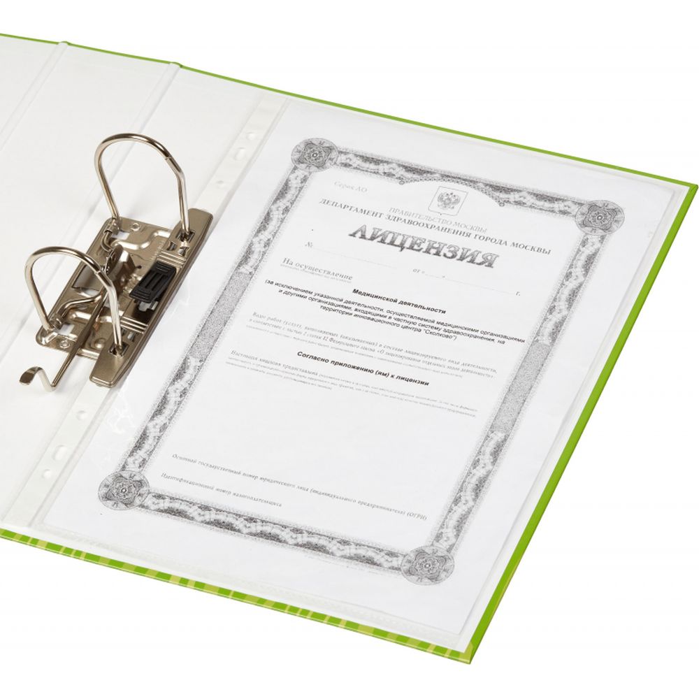 Регистратор ATTACHE Fantasy, 75мм, салатовый