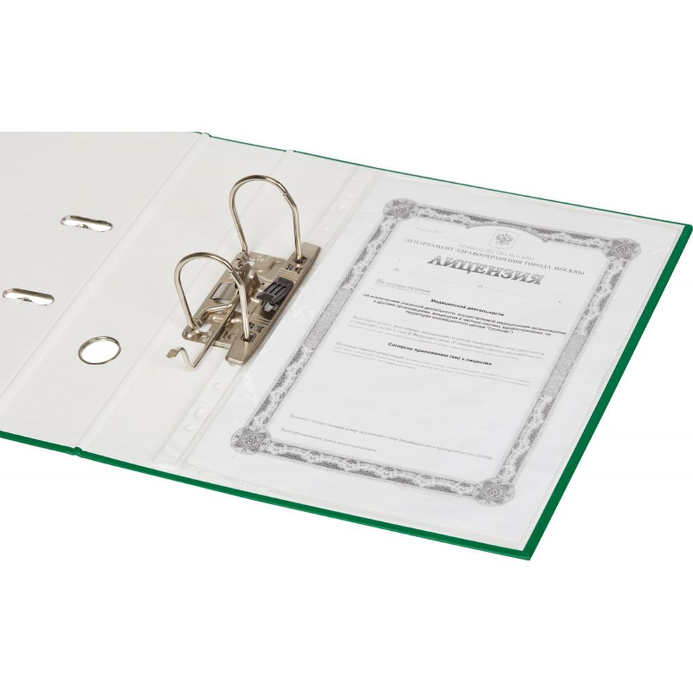 Регистратор BANTEX 1446-15, 70мм, салатовый