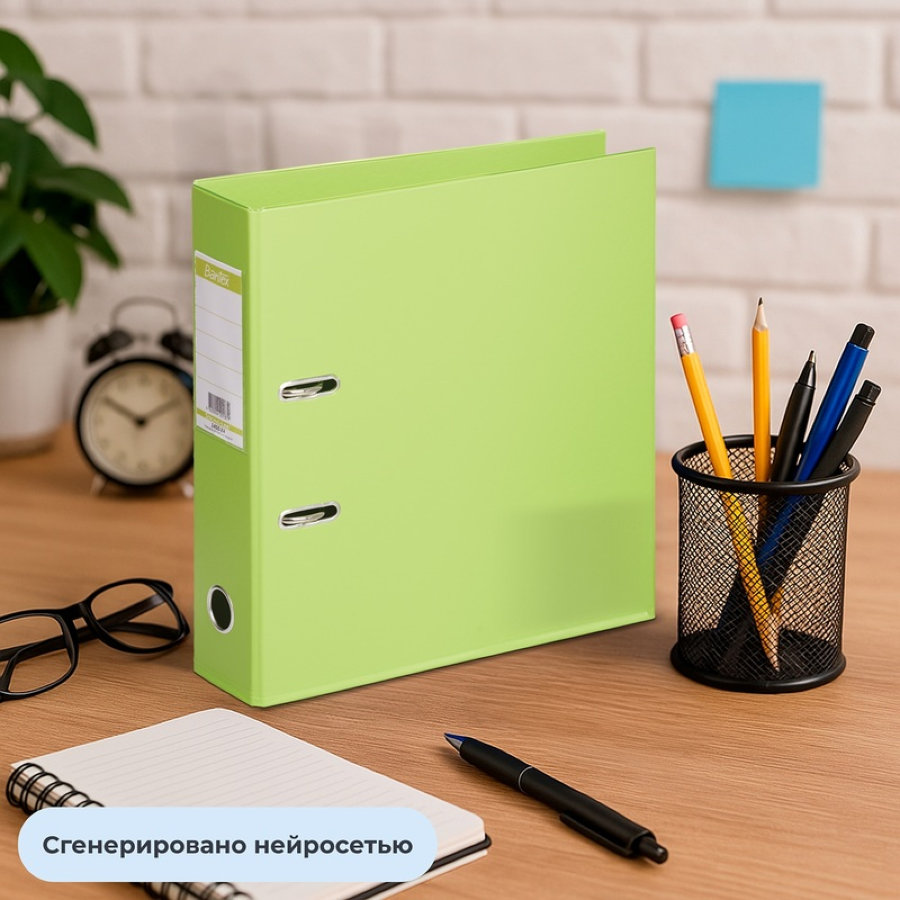 Регистратор BANTEX 1450-24, 70мм, лайм