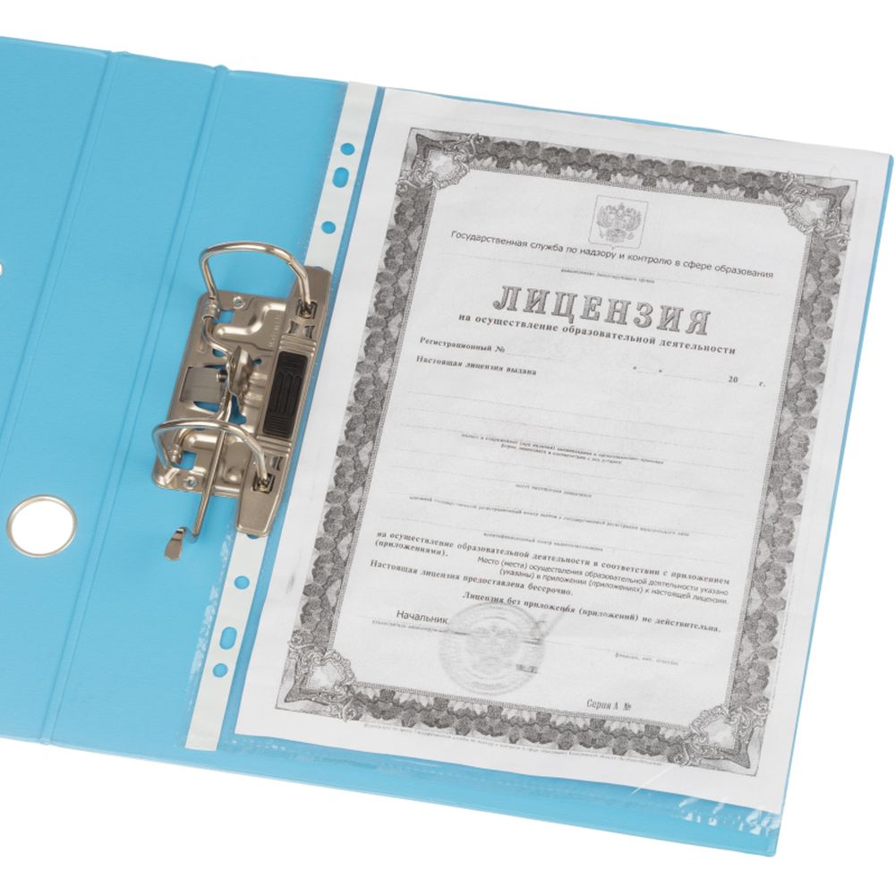 Регистратор BANTEX 1451-23, 50мм, небесно-голубой