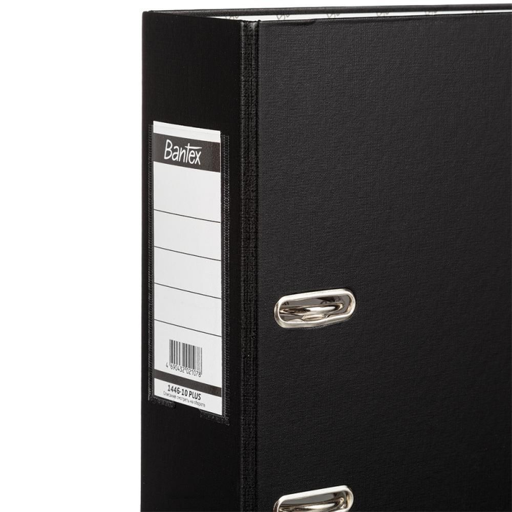 Регистратор BANTEX ECONOMY 1446-10 PLUS, 80мм,черный