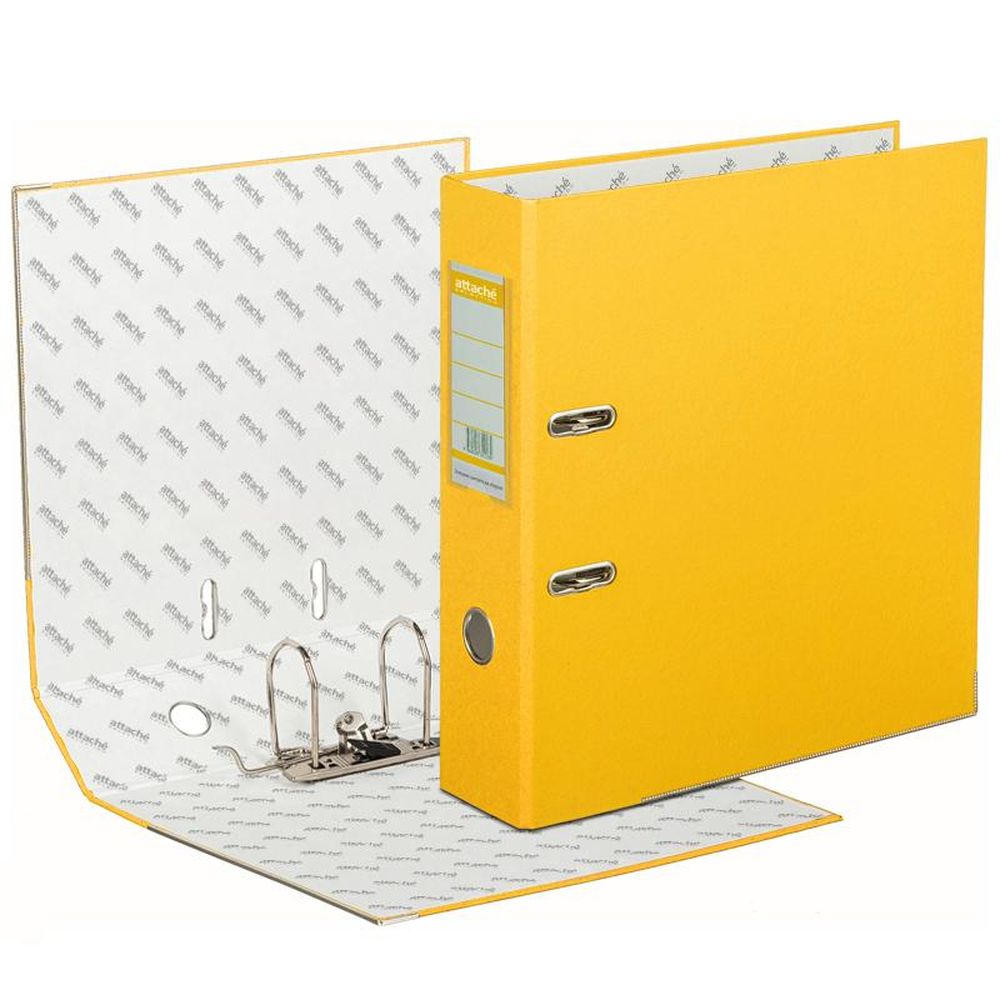 Регистратор BANTEX Economy PLUS 1446-01, 80мм, желтый