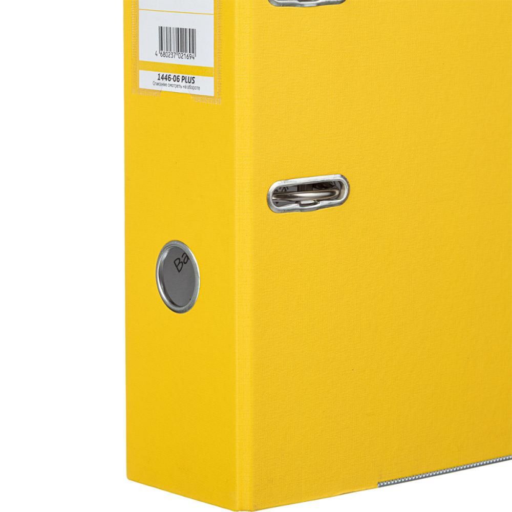 Регистратор BANTEX Economy PLUS 1446-01, 80мм, желтый