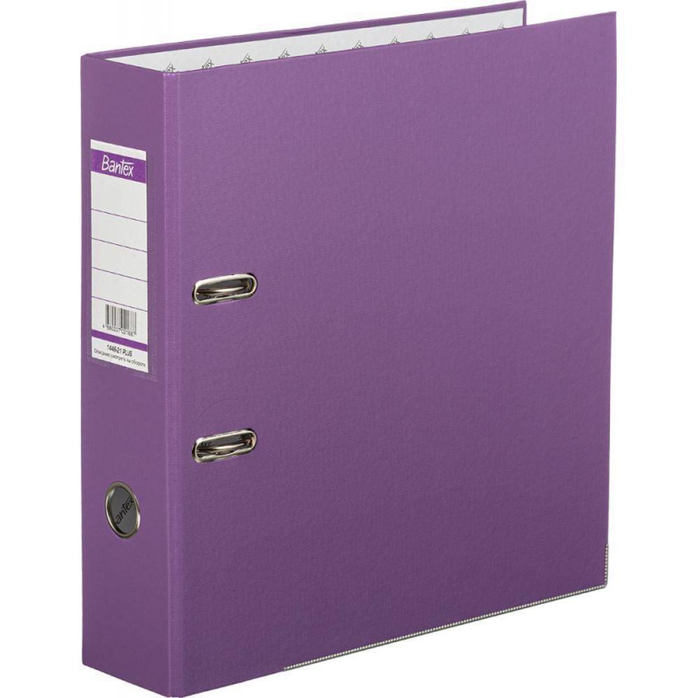 Регистратор BANTEX Economy PLUS 1446-01, 80мм, фиолетовый