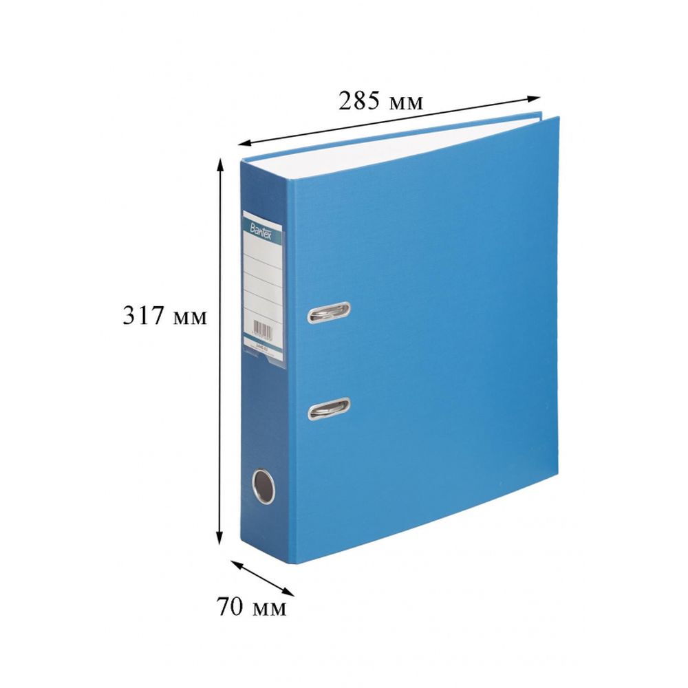 Регистратор BANTEX Economy, 70мм, темно-синий