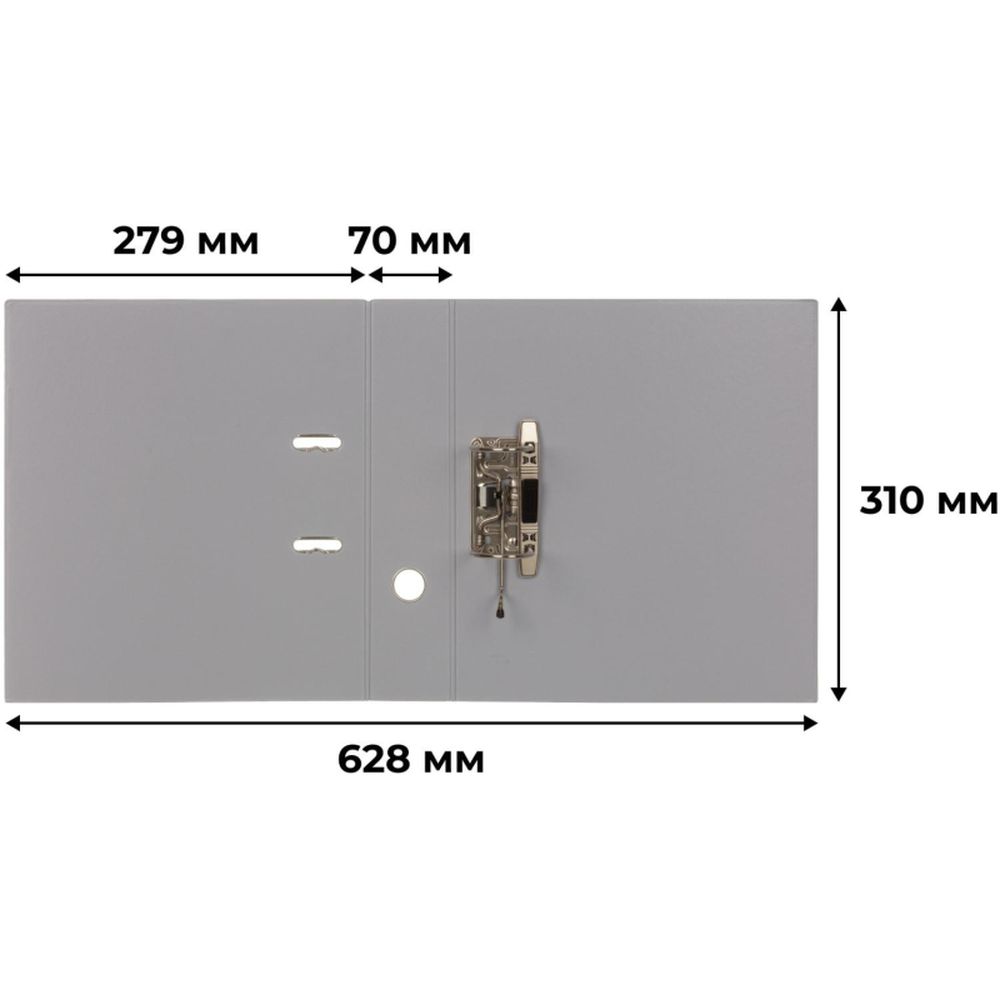 Регистратор BANTEX, 70мм, серый
