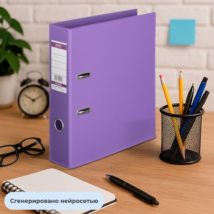 Регистратор BANTEX, 70мм, сиреневый