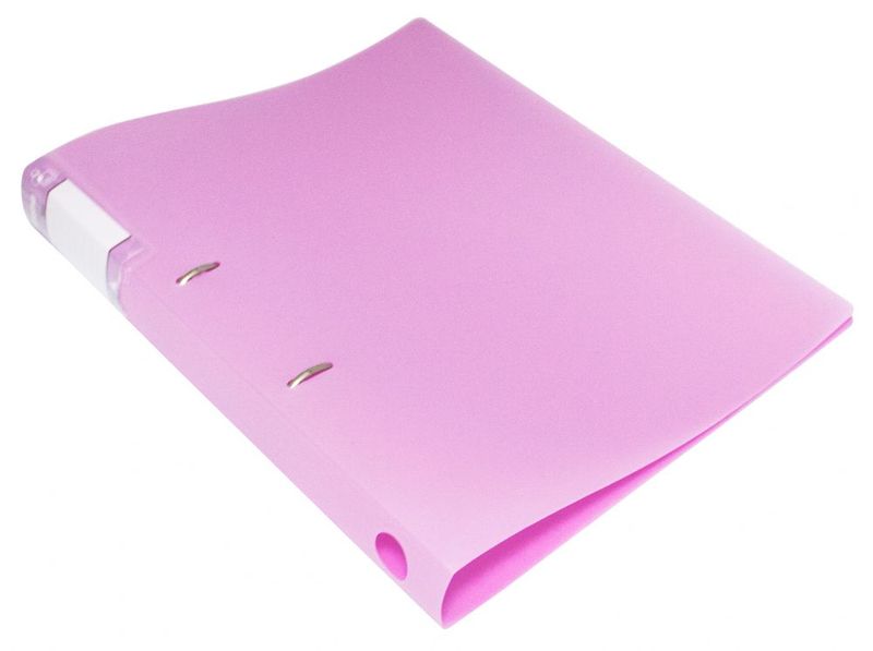 Папка на 2-х D-кольцах Бюрократ Gems A4 пластик 0.7мм корешок 32мм, зеленая