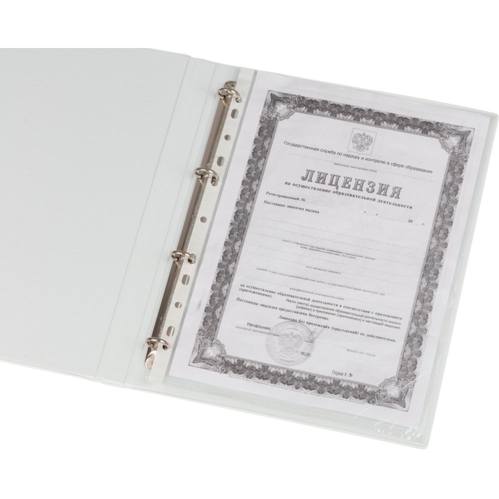 Папка "Панорама" Bantex, А4, 16/30мм, белая