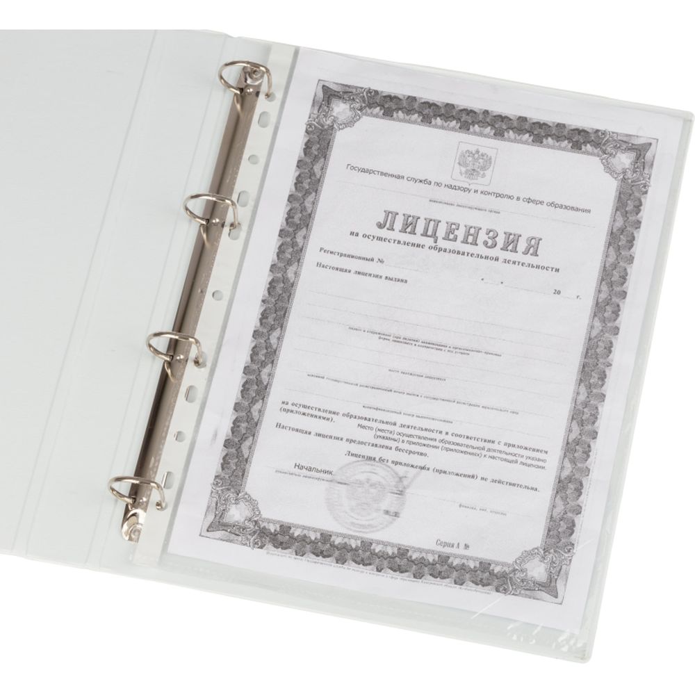 Папка "Панорама" Bantex, А4, 35/40мм, белая